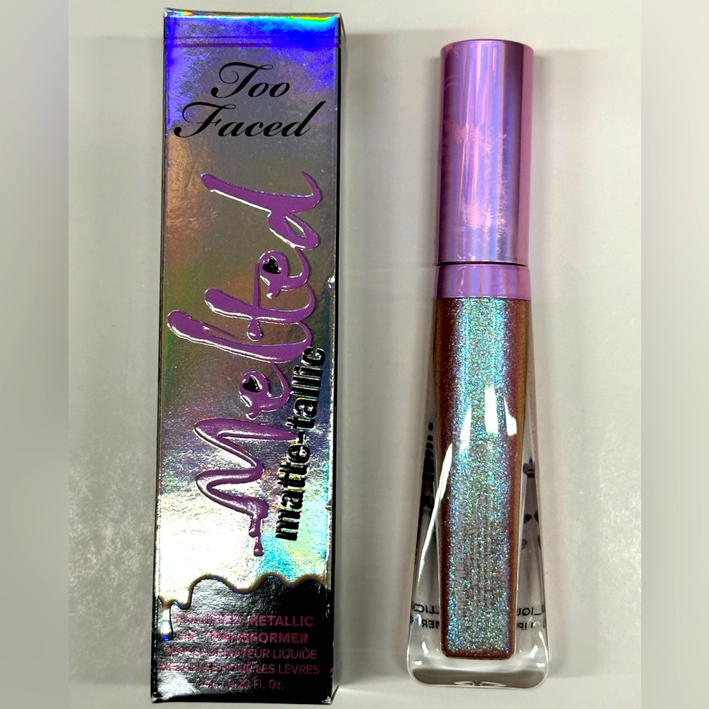 TOO FACED MELTED MATTE-TALLIC LIPSTICK - MAGIC METAL TRANSFORMER (NEW IN BOX) - Picture 2 of 2